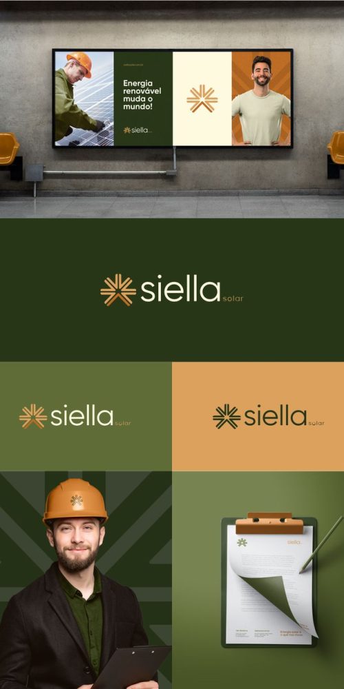 Siella Solar Logo Template